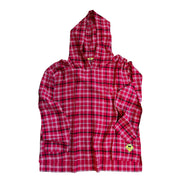 Skidz Tops VAULT: Red Plaid Hoodie
