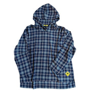 Skidz Tops VAULT: Blue Plaid Hoodie