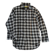 SKIDZ Shirts & Tops Plaid Flannel Shirt - Black & White Tartan