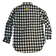 SKIDZ Shirts & Tops Plaid Flannel Shirt - Black & White