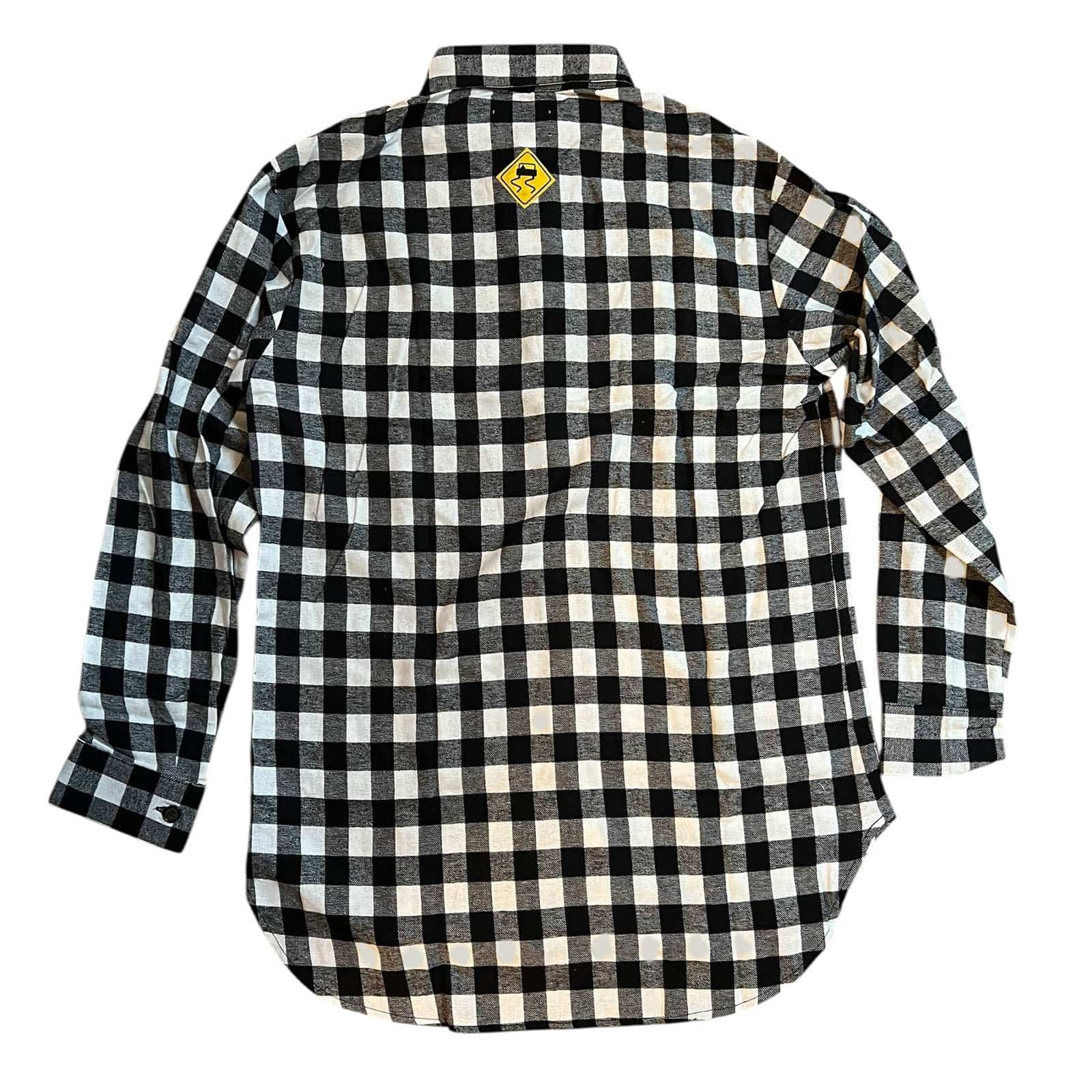 SKIDZ Shirts & Tops Plaid Flannel Shirt - Black & White