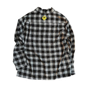 Skidz Tops VAULT: Smoking Jacket - Black & White Tartan