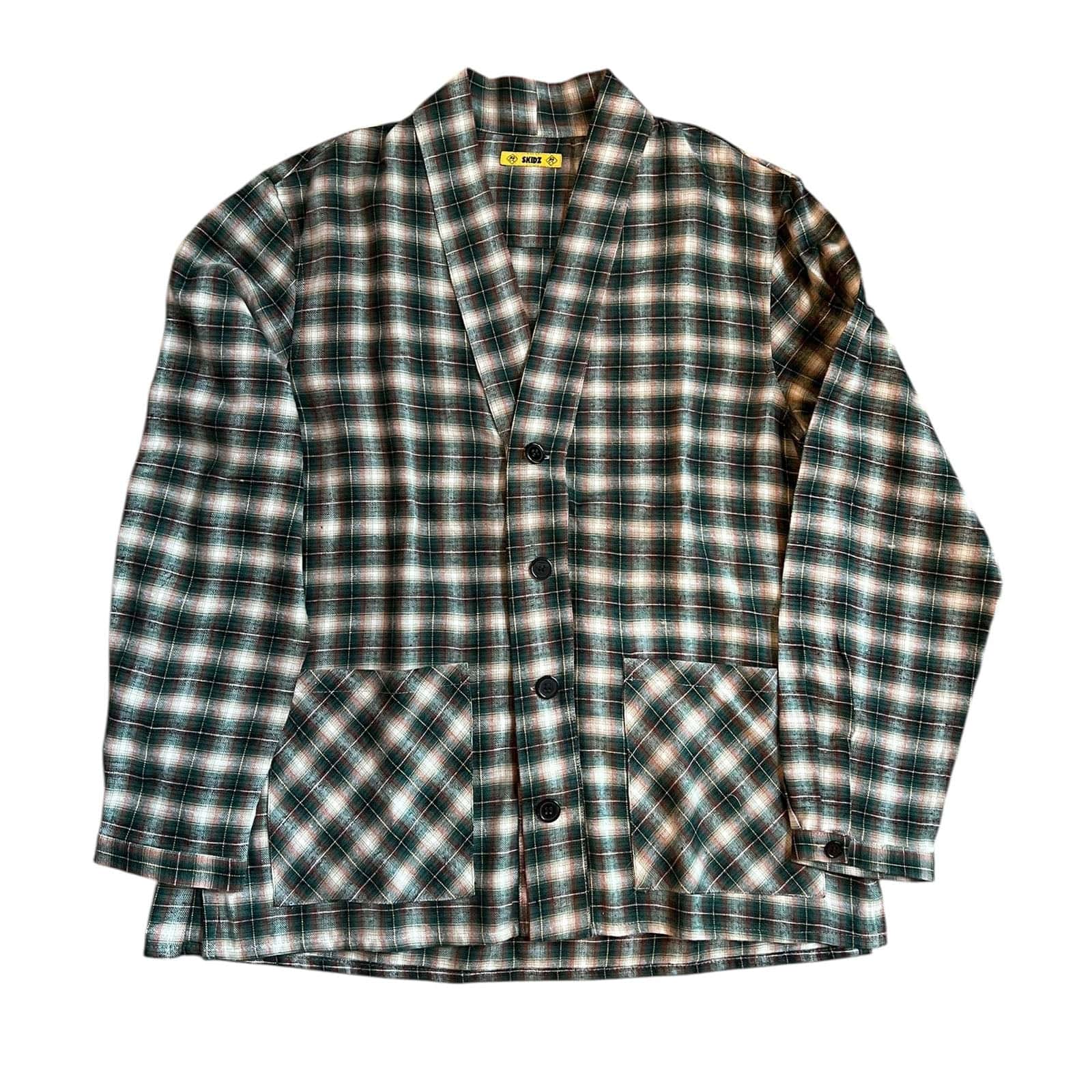 Skidz Tops VAULT: Smoking Jacket - Hunter Green