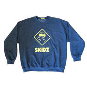 Skidz Yellow Logo Crewneck Sweatshirt (RESTOCKED) - SKIDZ NYC