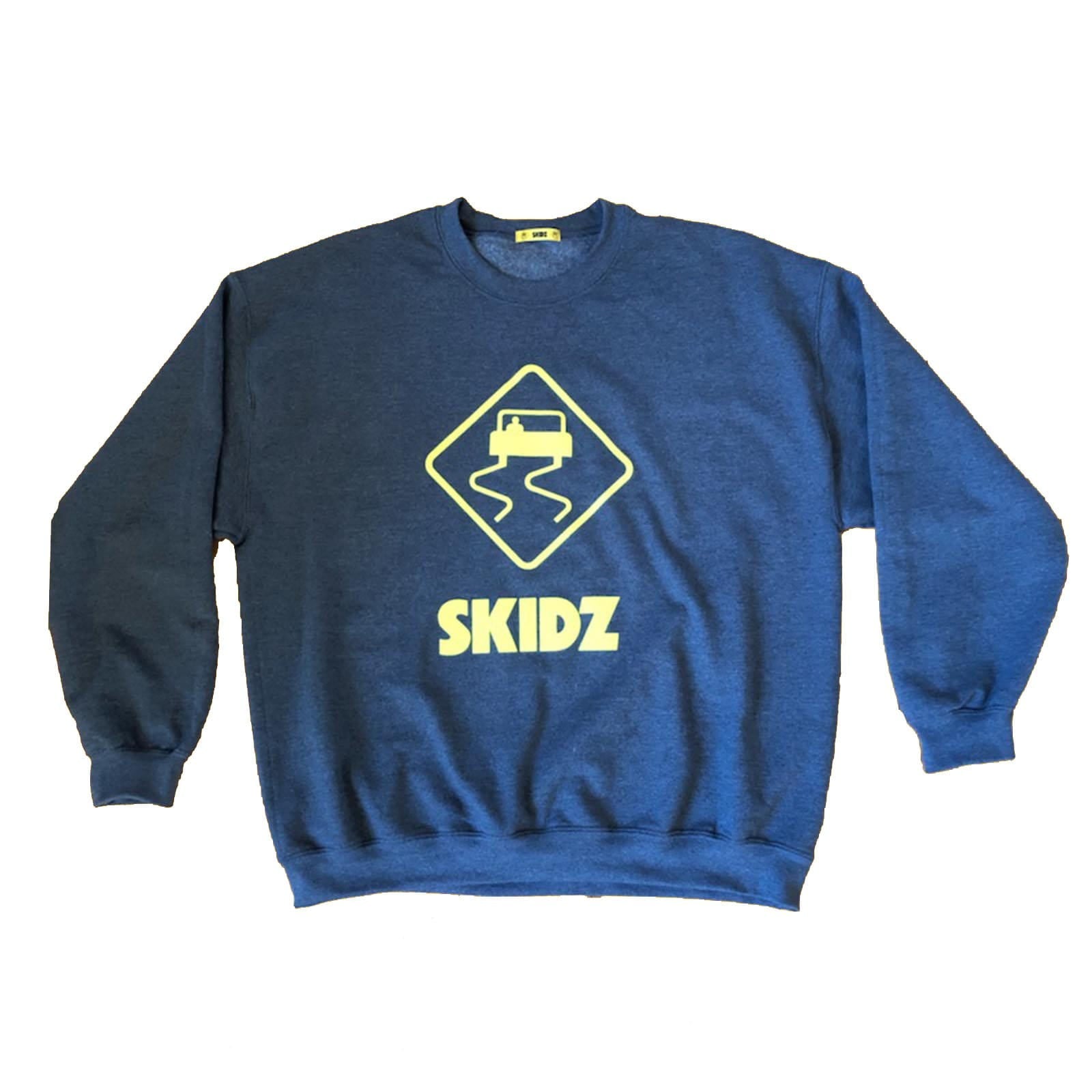 Skidz Yellow Logo Crewneck Sweatshirt (RESTOCKED) - SKIDZ NYC