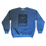 Black Logo Crewneck Sweatshirt - SKIDZ NYC