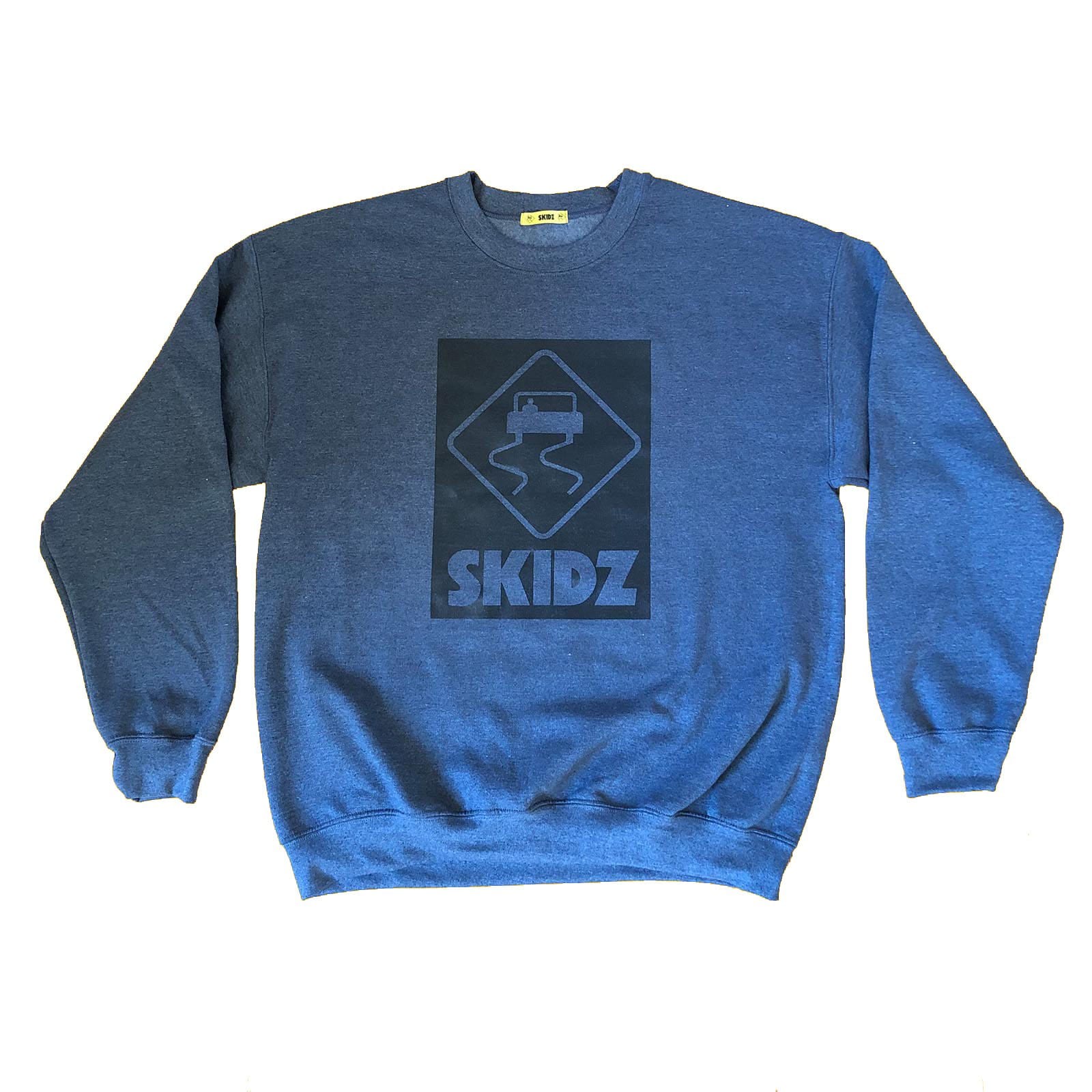 Black Logo Crewneck Sweatshirt - SKIDZ NYC
