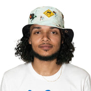 Skidz Fun Stuff SKIDZ x Mickey Hart Psychopomp Reversible Bucket Hat