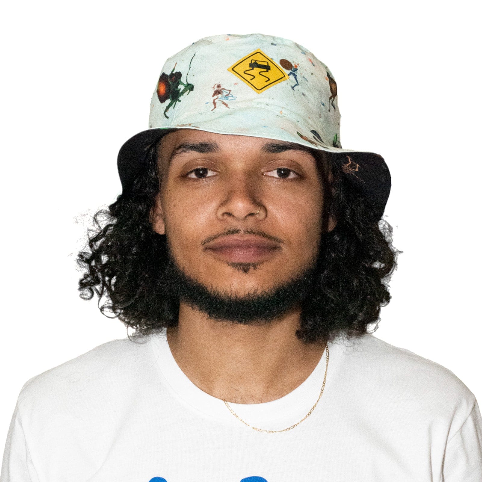Skidz Fun Stuff SKIDZ x Mickey Hart Psychopomp Reversible Bucket Hat