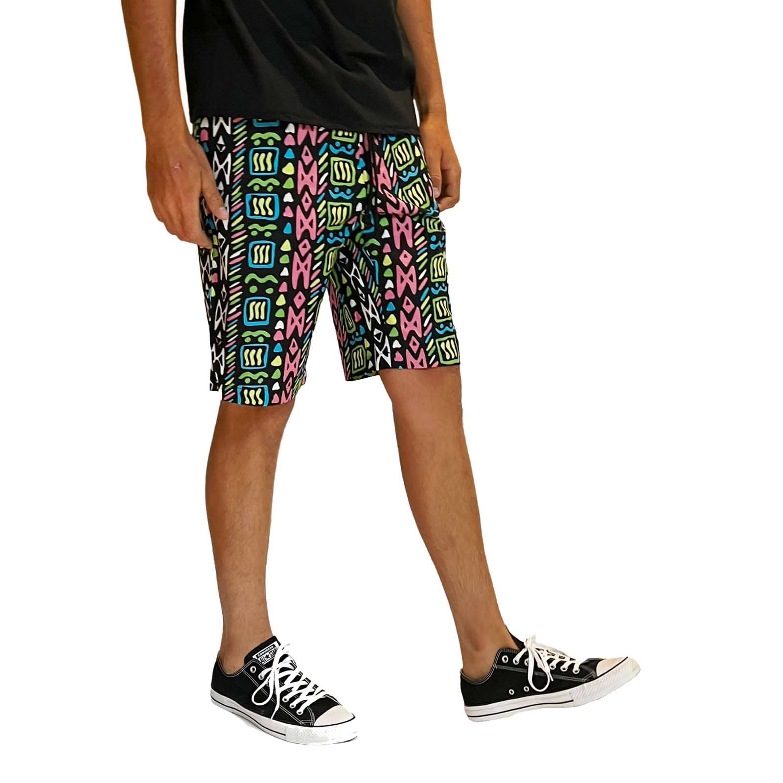 Skidz Shorts Fresh Prints Shorts - Black