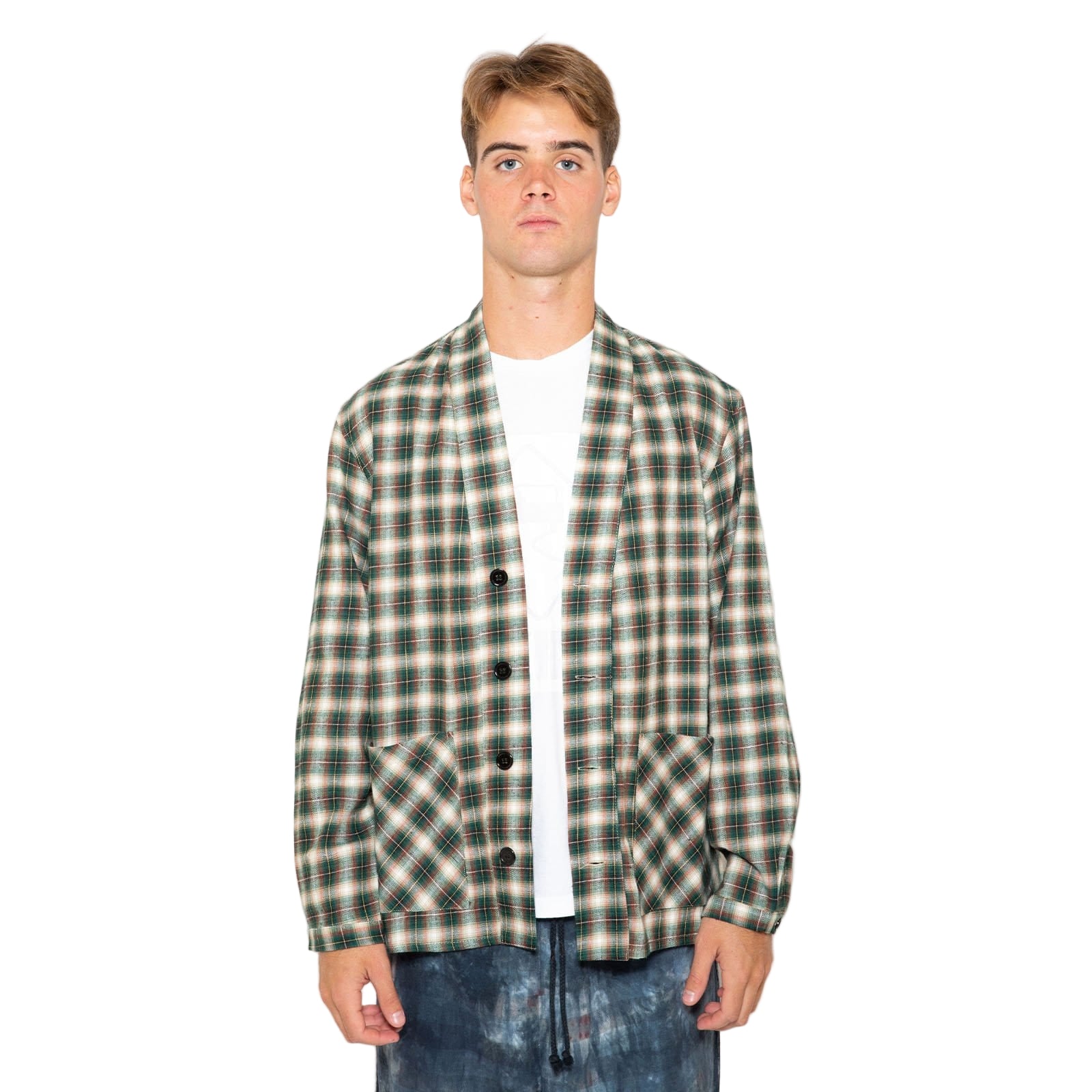 Smoking Jacket - Hunter Green - SKIDZ NYC