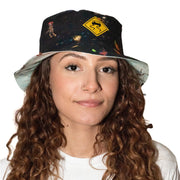 Skidz Fun Stuff SKIDZ x Mickey Hart Psychopomp Reversible Bucket Hat