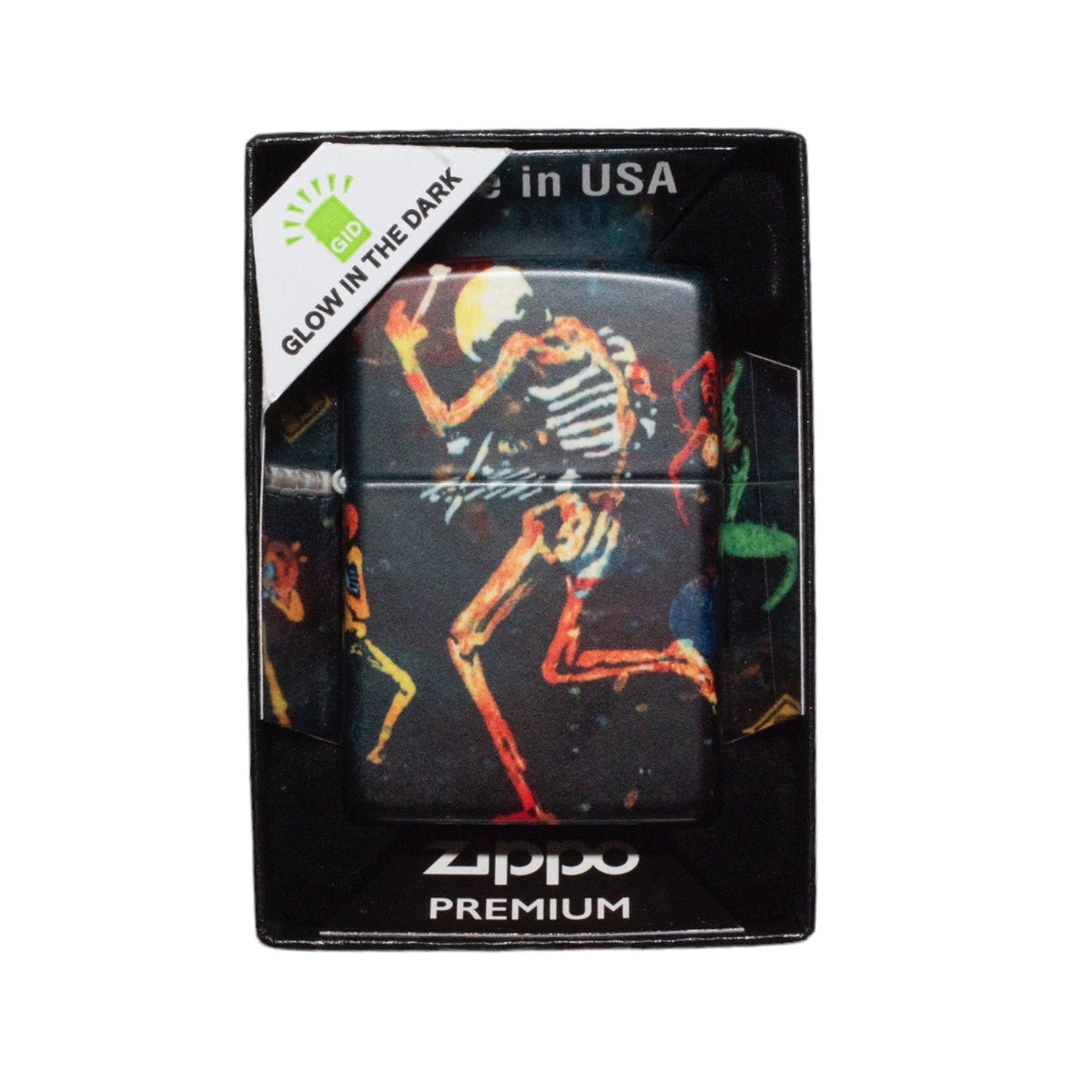 SKIDZ Fun Stuff SKIDZ x Mickey Hart Psychopomp Glow-in-the-Dark Zippo Lighter