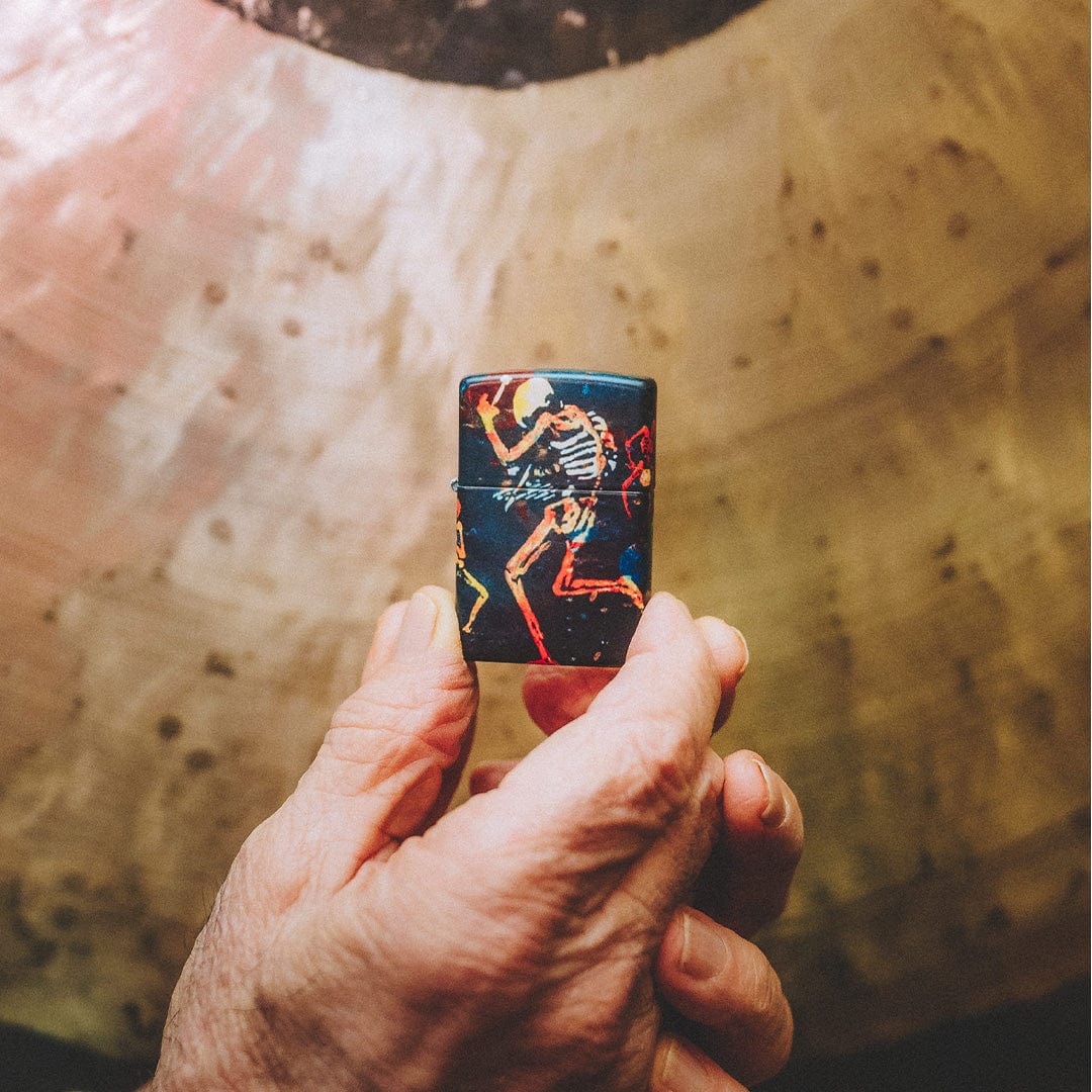 SKIDZ Fun Stuff SKIDZ x Mickey Hart Psychopomp Glow-in-the-Dark Zippo Lighter
