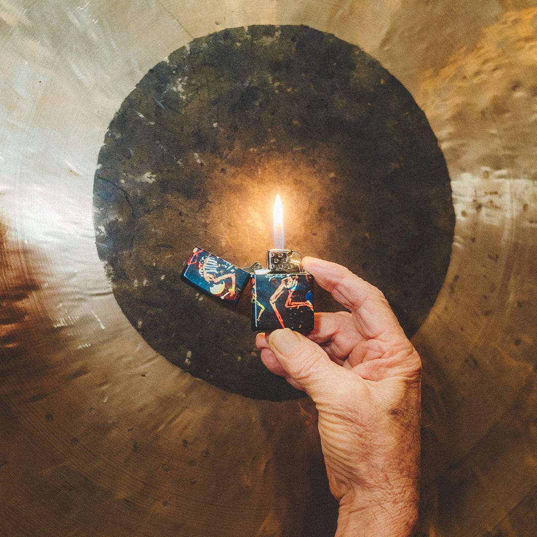 SKIDZ Fun Stuff SKIDZ x Mickey Hart Psychopomp Glow-in-the-Dark Zippo Lighter