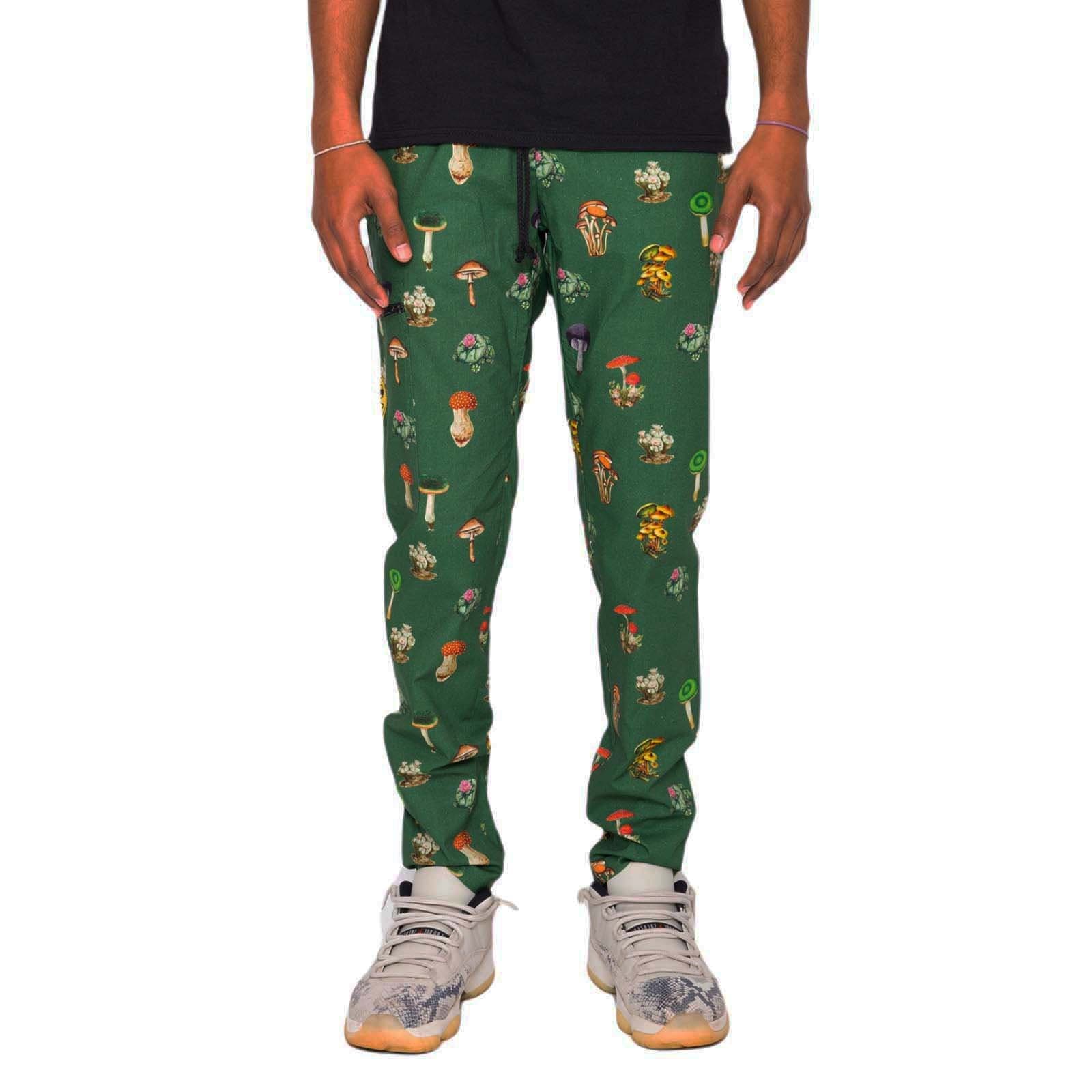 SKIDZ Pants Stash Pant - Mushrooms & Cacti Green