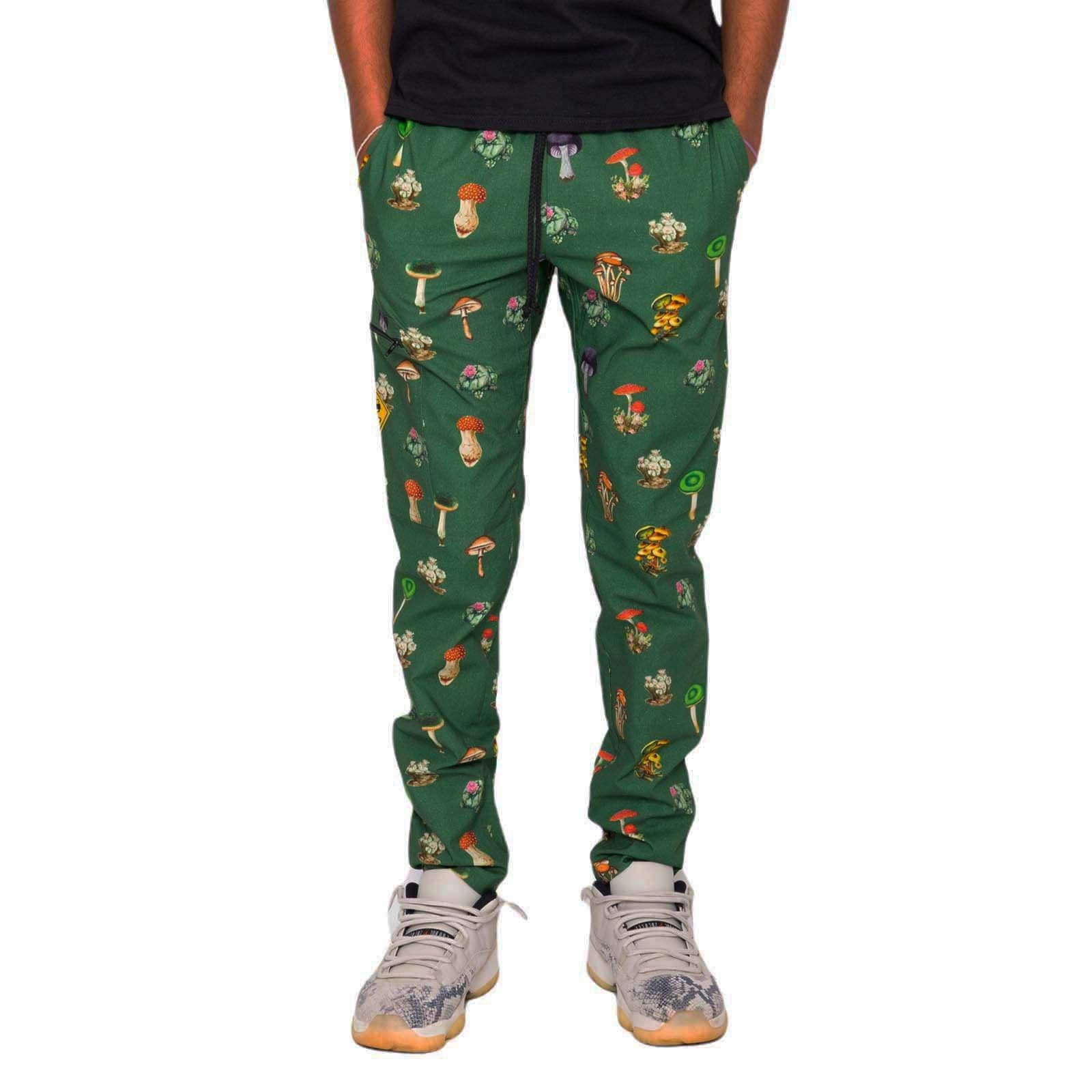 SKIDZ Pants Stash Pant - Mushrooms & Cacti Green