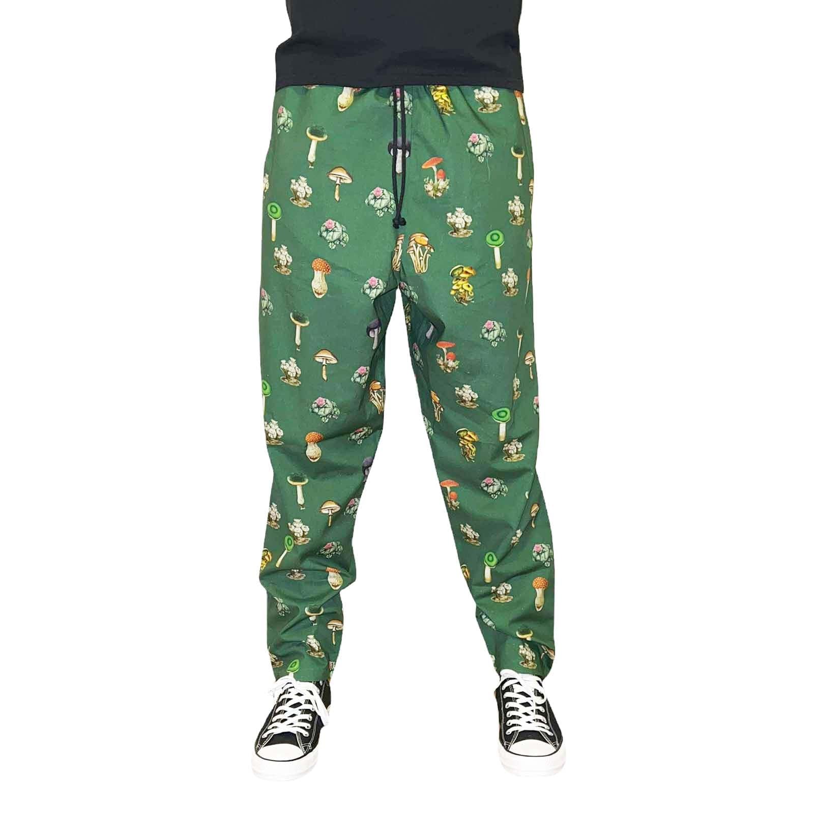 Skidz Pants Mushrooms & Cacti - Green