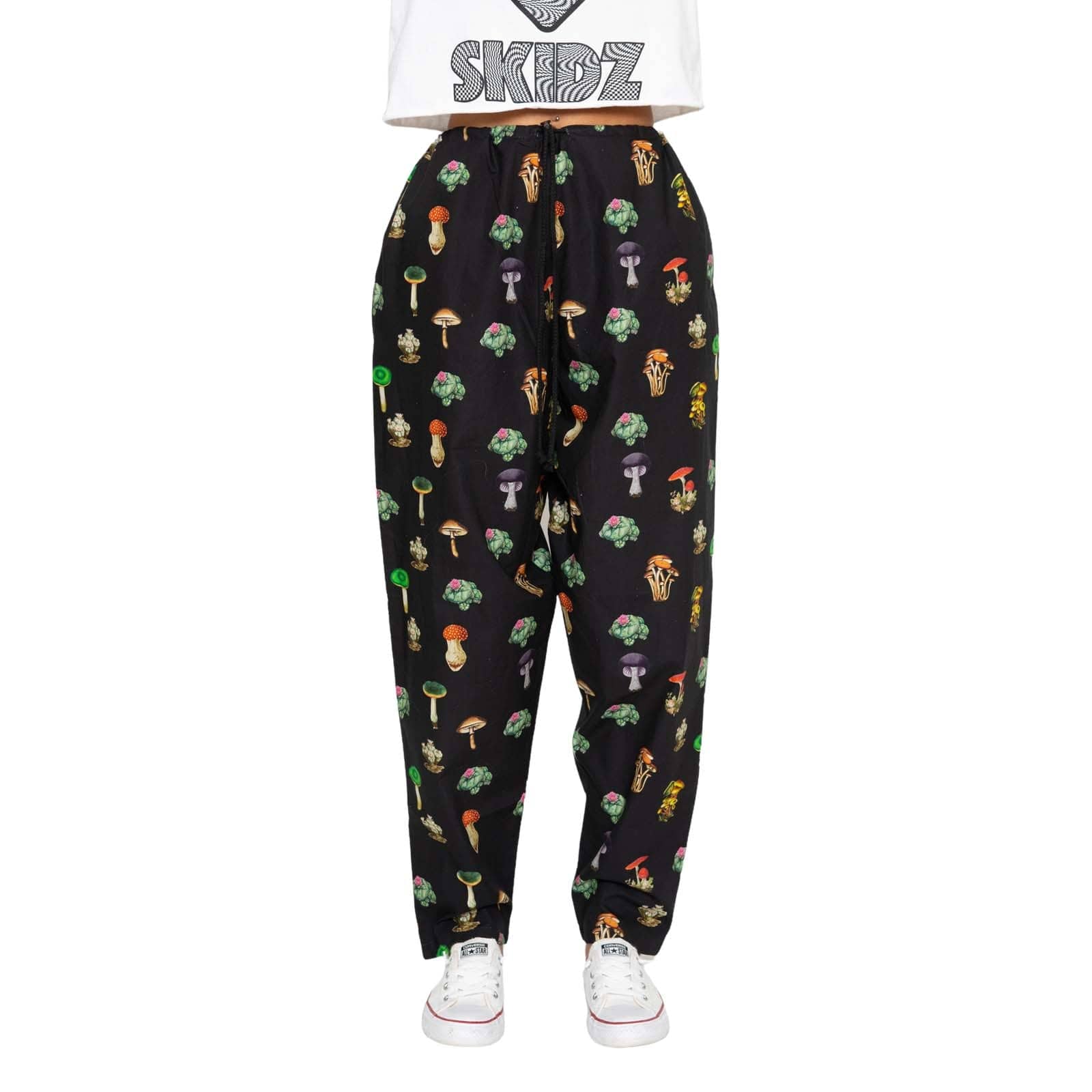 Skidz Pants Mushrooms & Cacti - Black