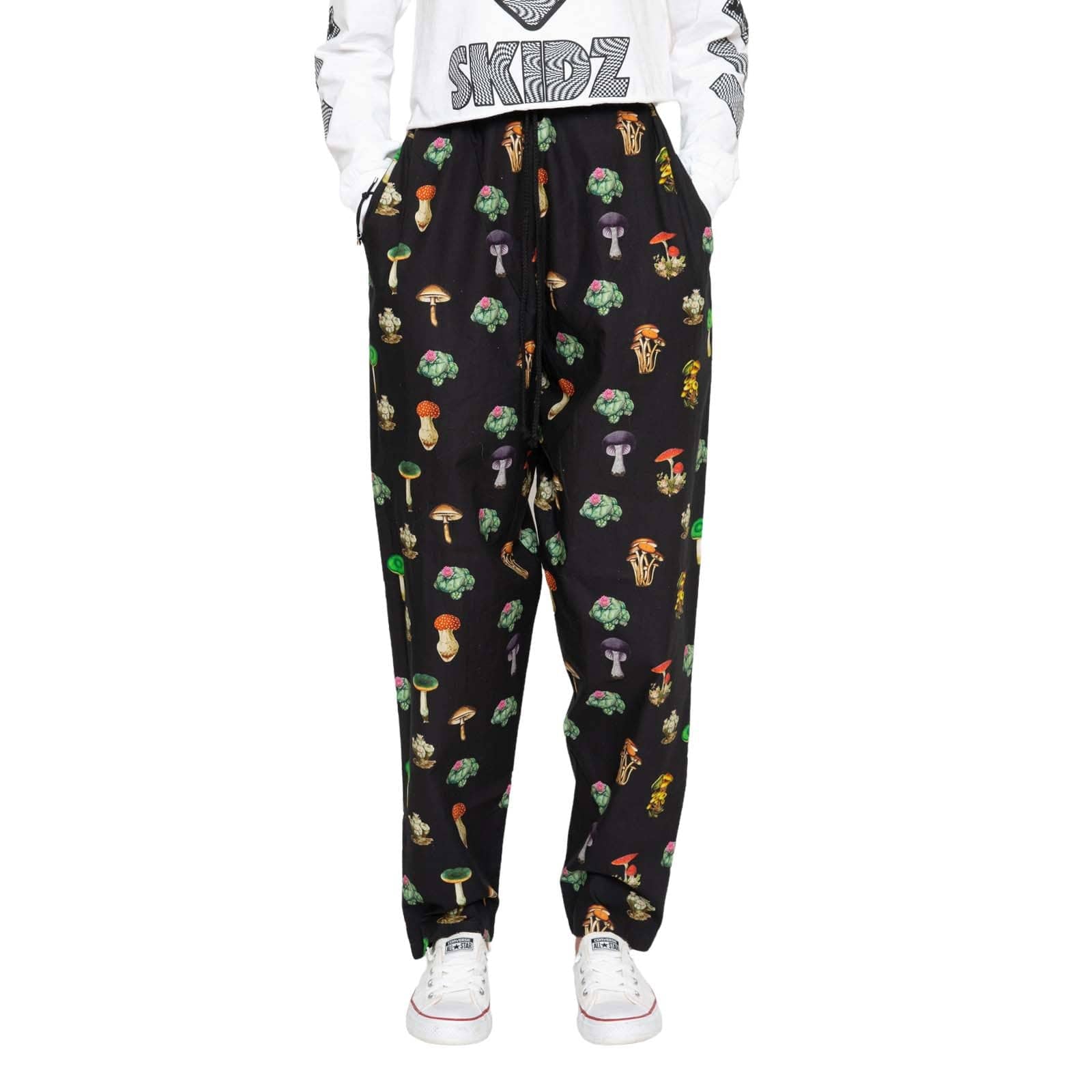 Skidz Pants Mushrooms & Cacti - Black
