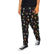 Skidz Pants Mushrooms & Cacti - Black