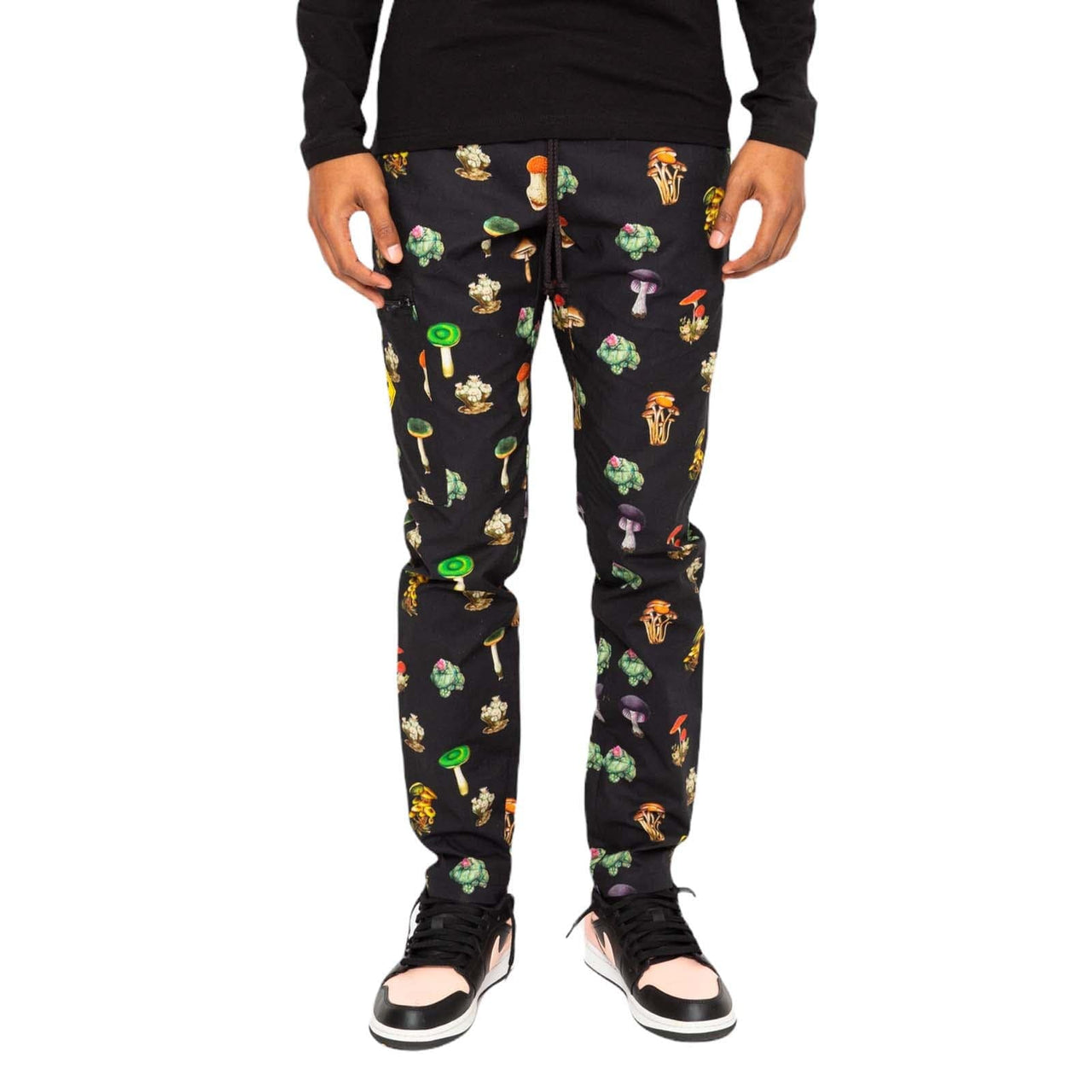 Skidz Pants Stash Pant - Mushrooms & Cacti Black