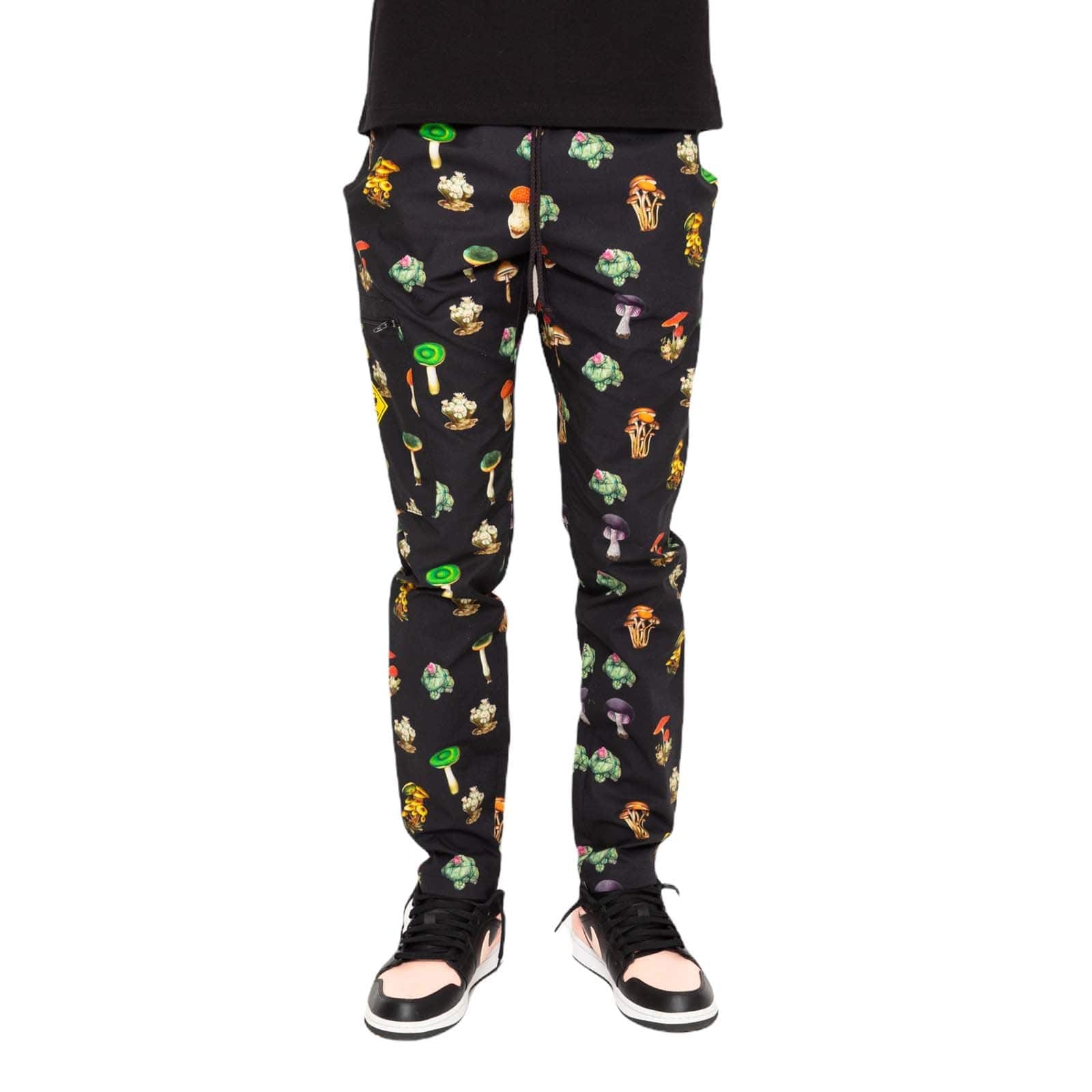 Skidz Pants Stash Pant - Mushrooms & Cacti Black