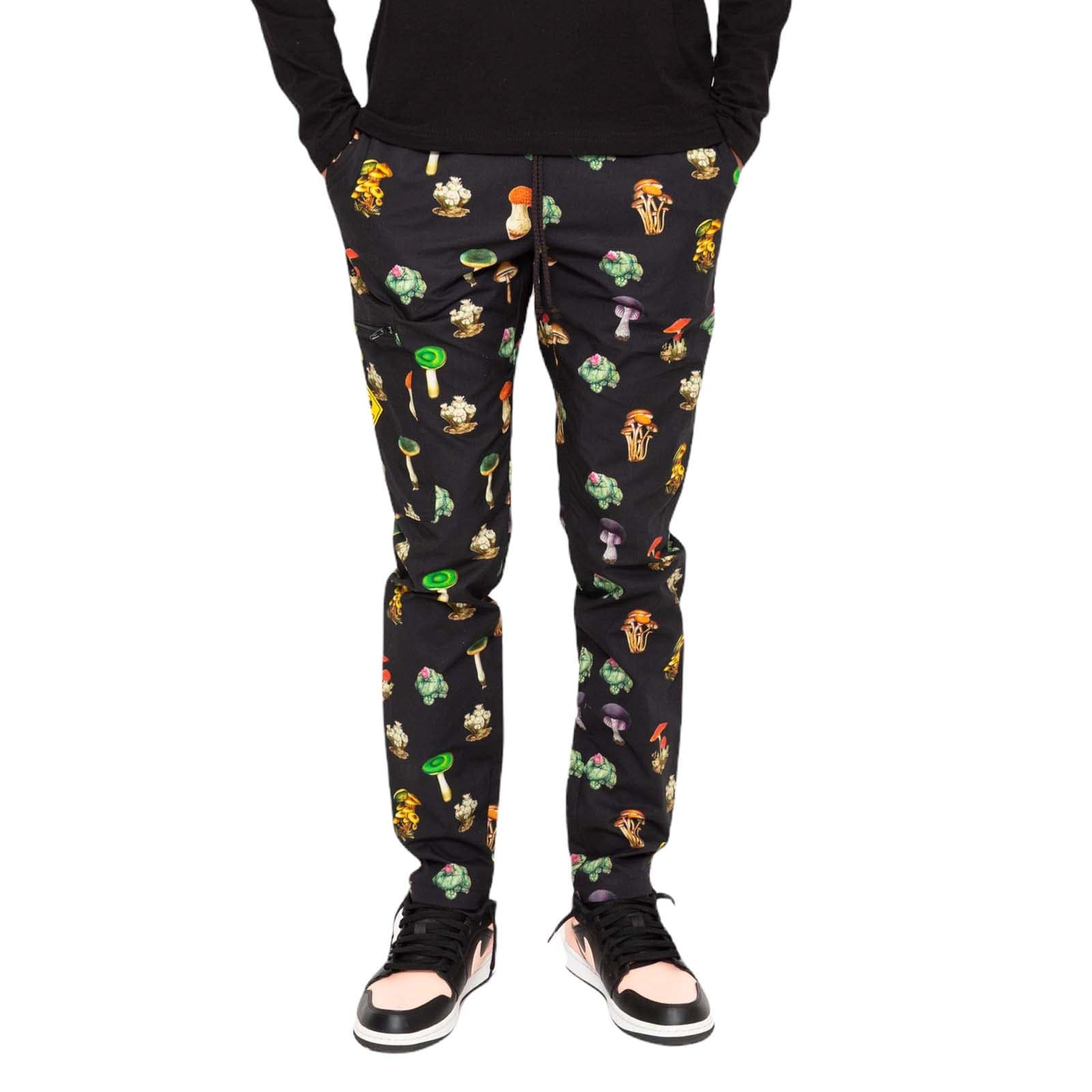 Skidz Pants Stash Pant - Mushrooms & Cacti Black