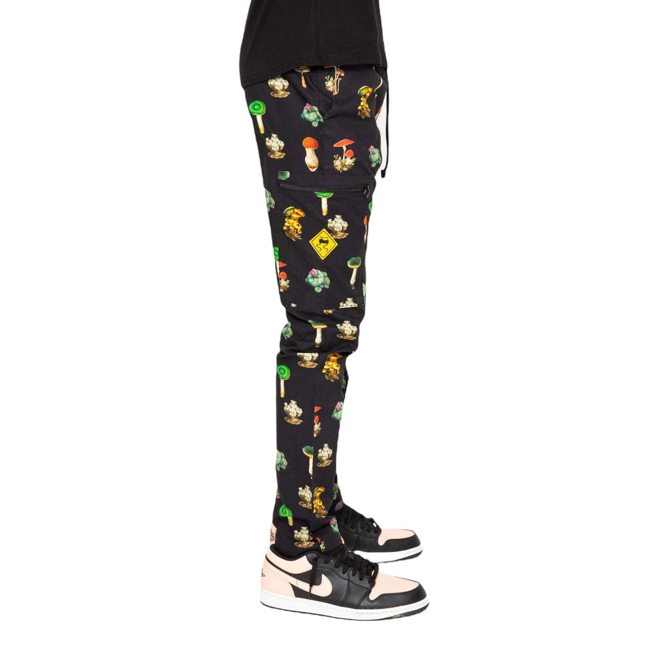 Skidz Pants Stash Pant - Mushrooms & Cacti Black