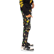 Skidz Pants Stash Pant - Mushrooms & Cacti Black