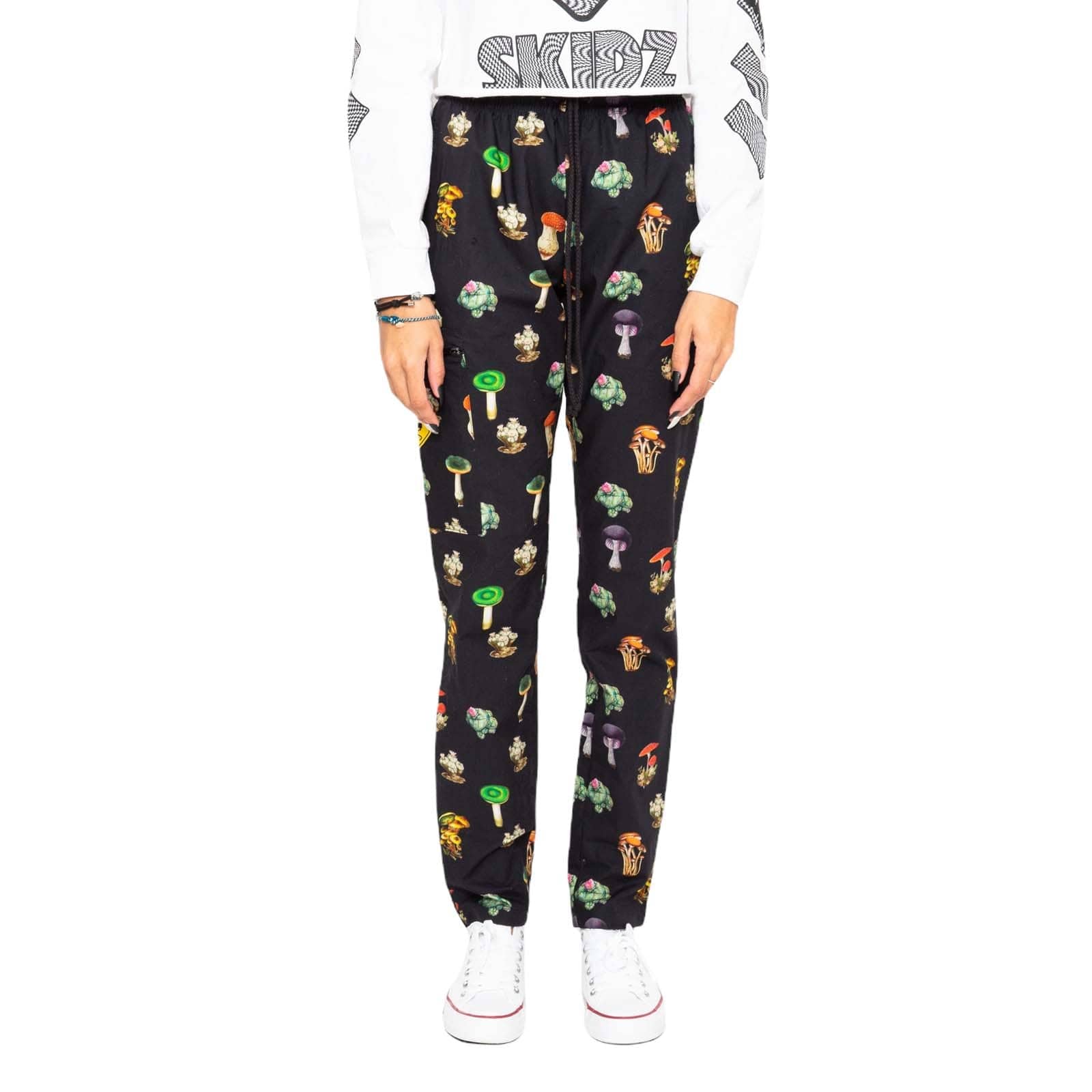 Skidz Pants Stash Pant - Mushrooms & Cacti Black