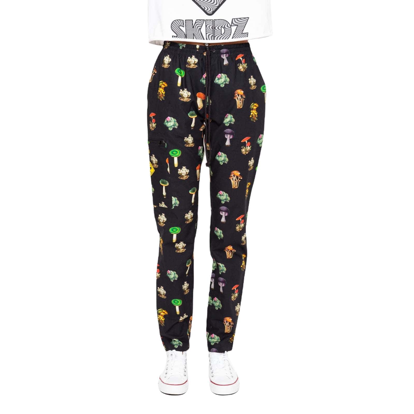 Skidz Pants Stash Pant - Mushrooms & Cacti Black