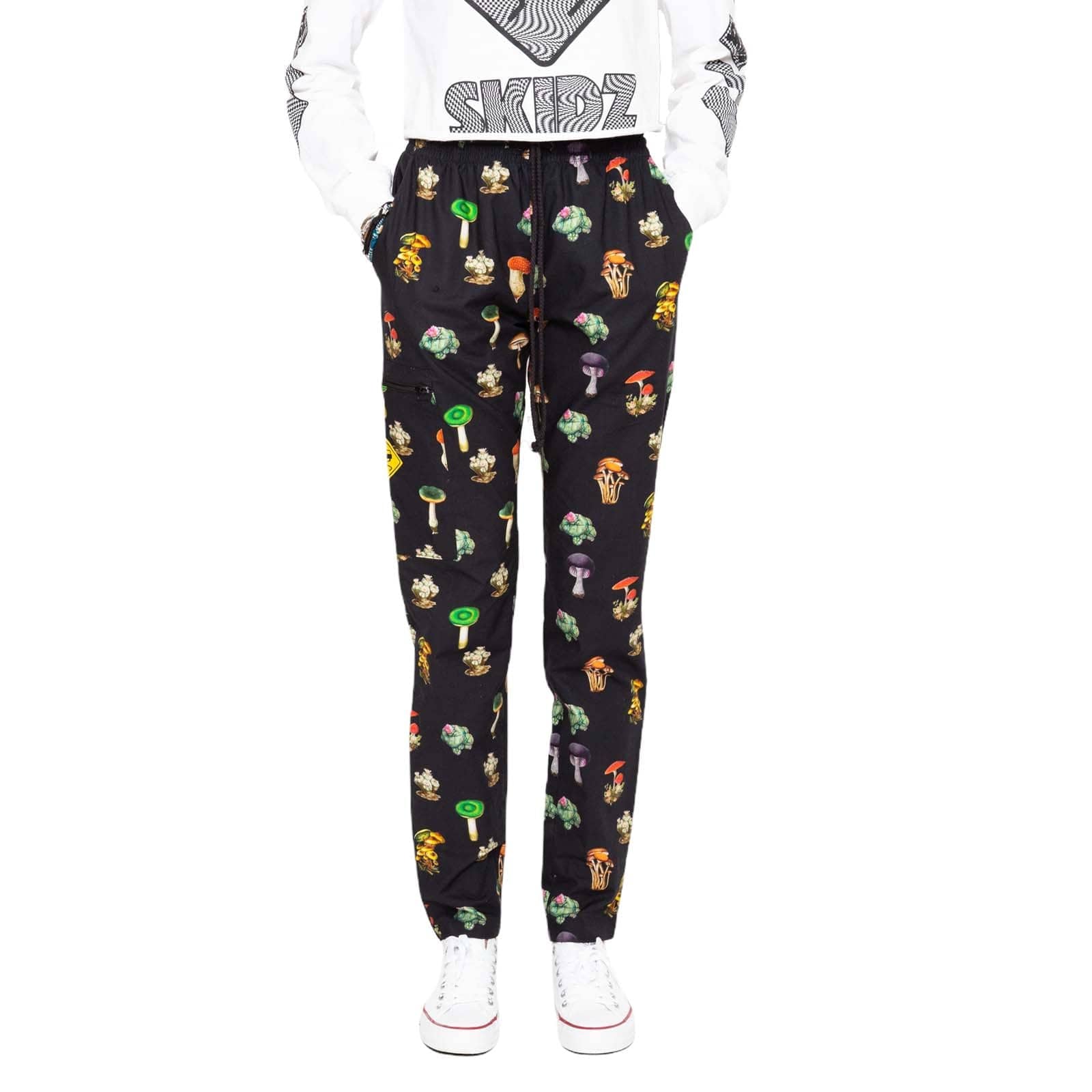 Skidz Pants Stash Pant - Mushrooms & Cacti Black