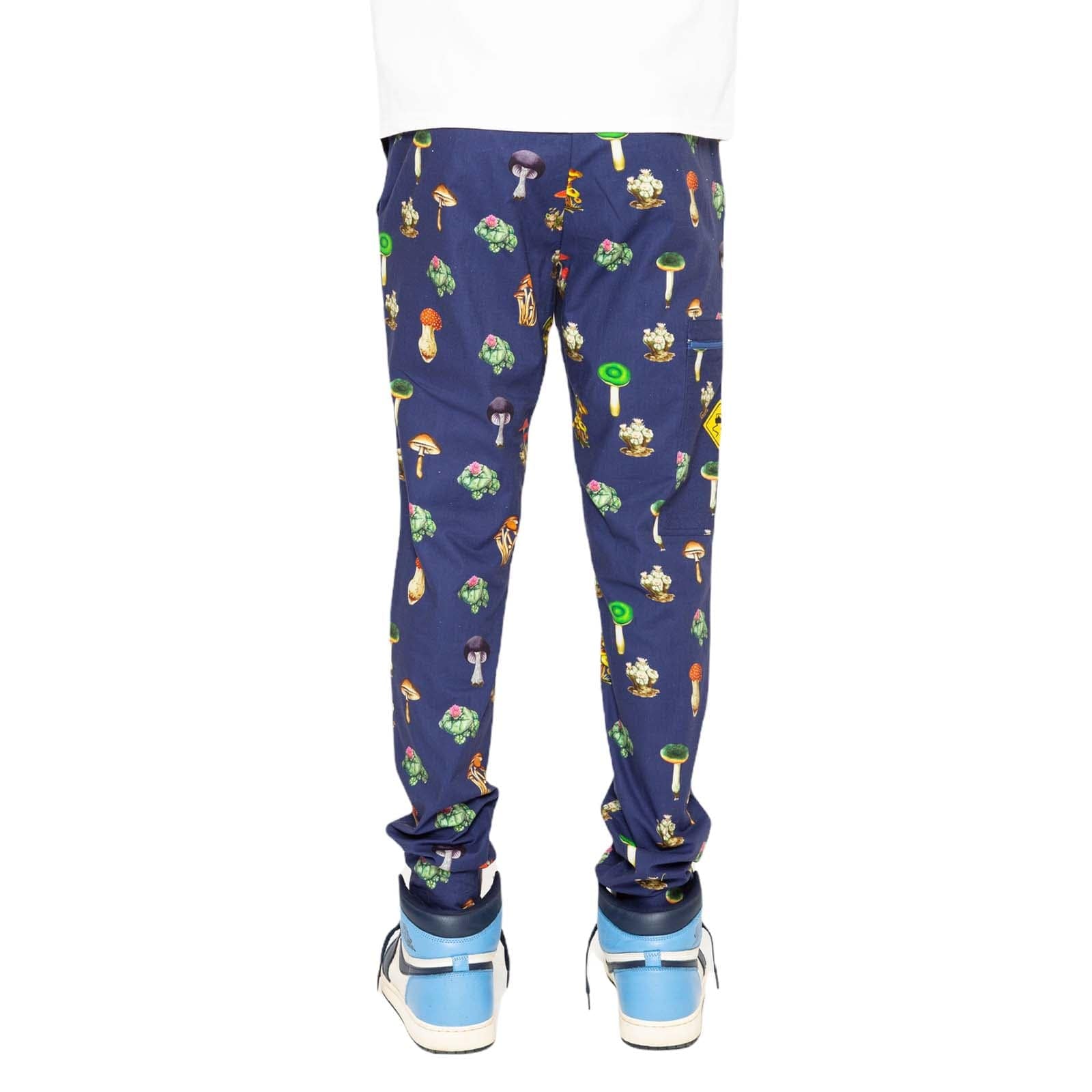 Skidz Pants Stash Pant - Mushrooms & Cacti Blue