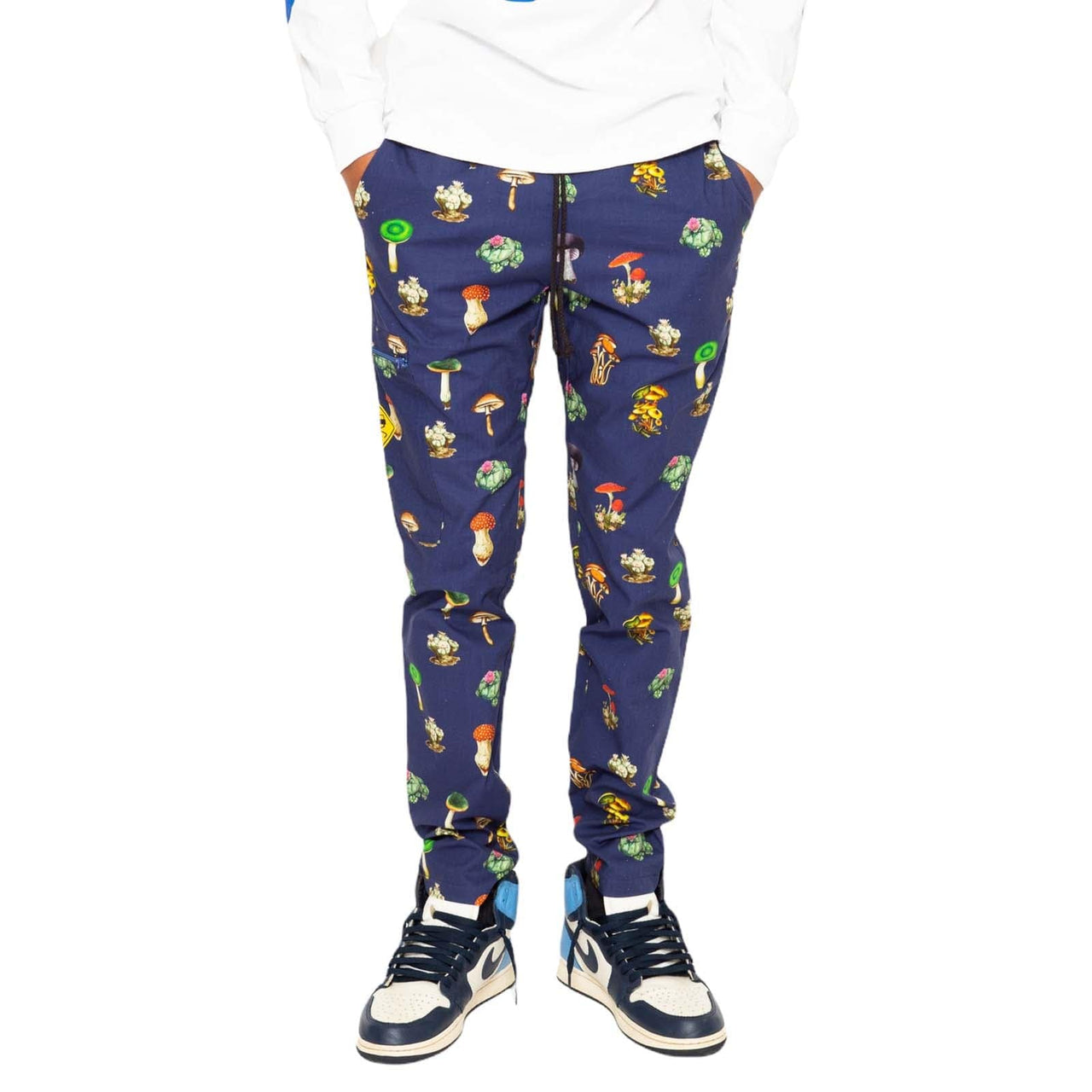 Skidz Pants Stash Pant - Mushrooms & Cacti Blue
