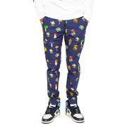 Skidz Pants Stash Pant - Mushrooms & Cacti Blue