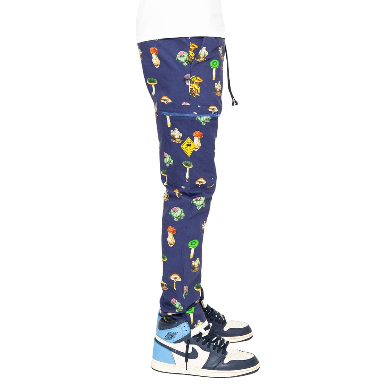 Skidz Pants Stash Pant - Mushrooms & Cacti Blue