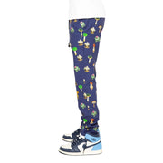 Skidz Pants Stash Pant - Mushrooms & Cacti Blue