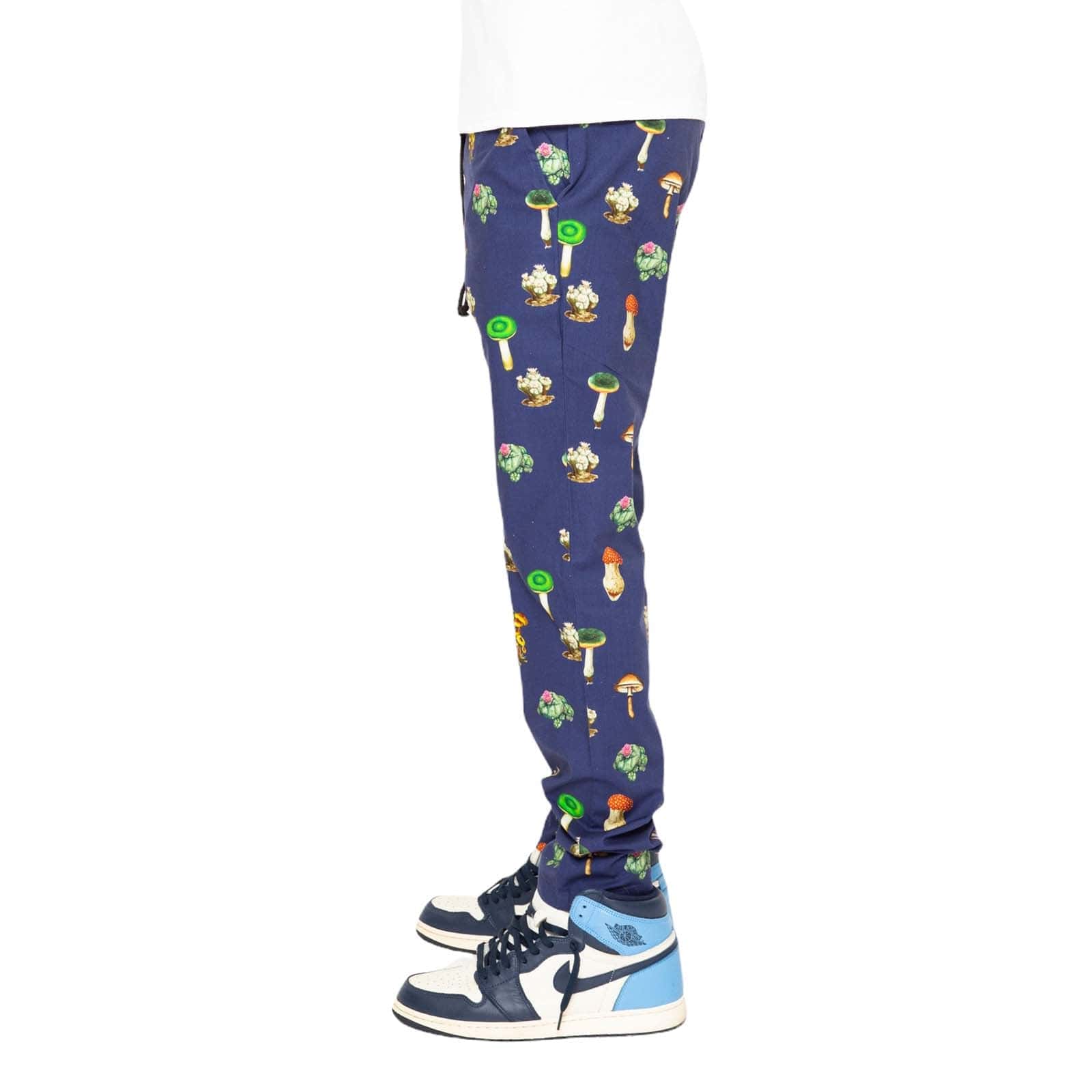 Skidz Pants Stash Pant - Mushrooms & Cacti Blue