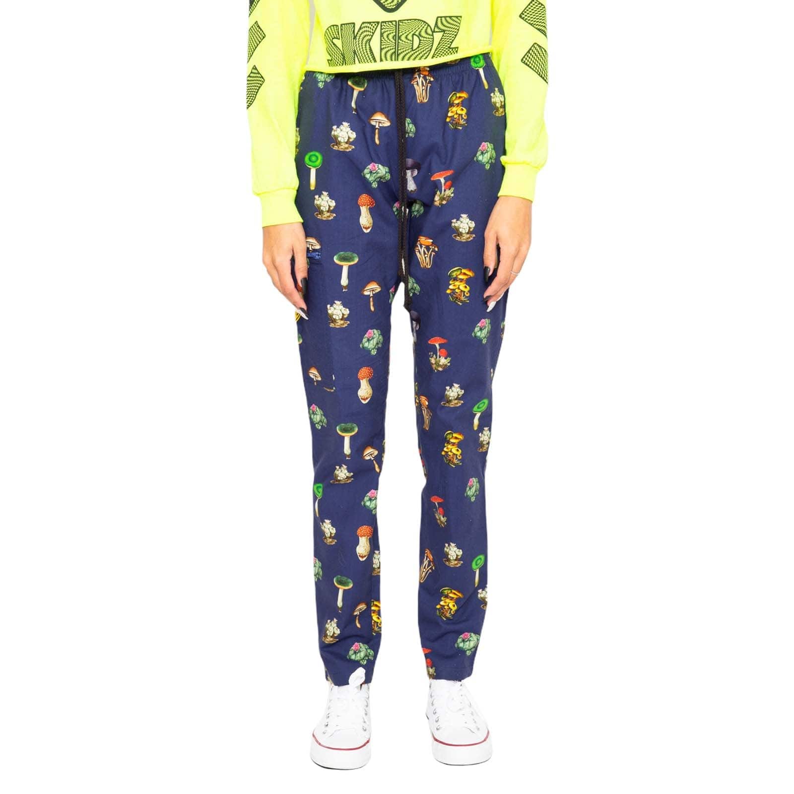 Skidz Pants Stash Pant - Mushrooms & Cacti Blue