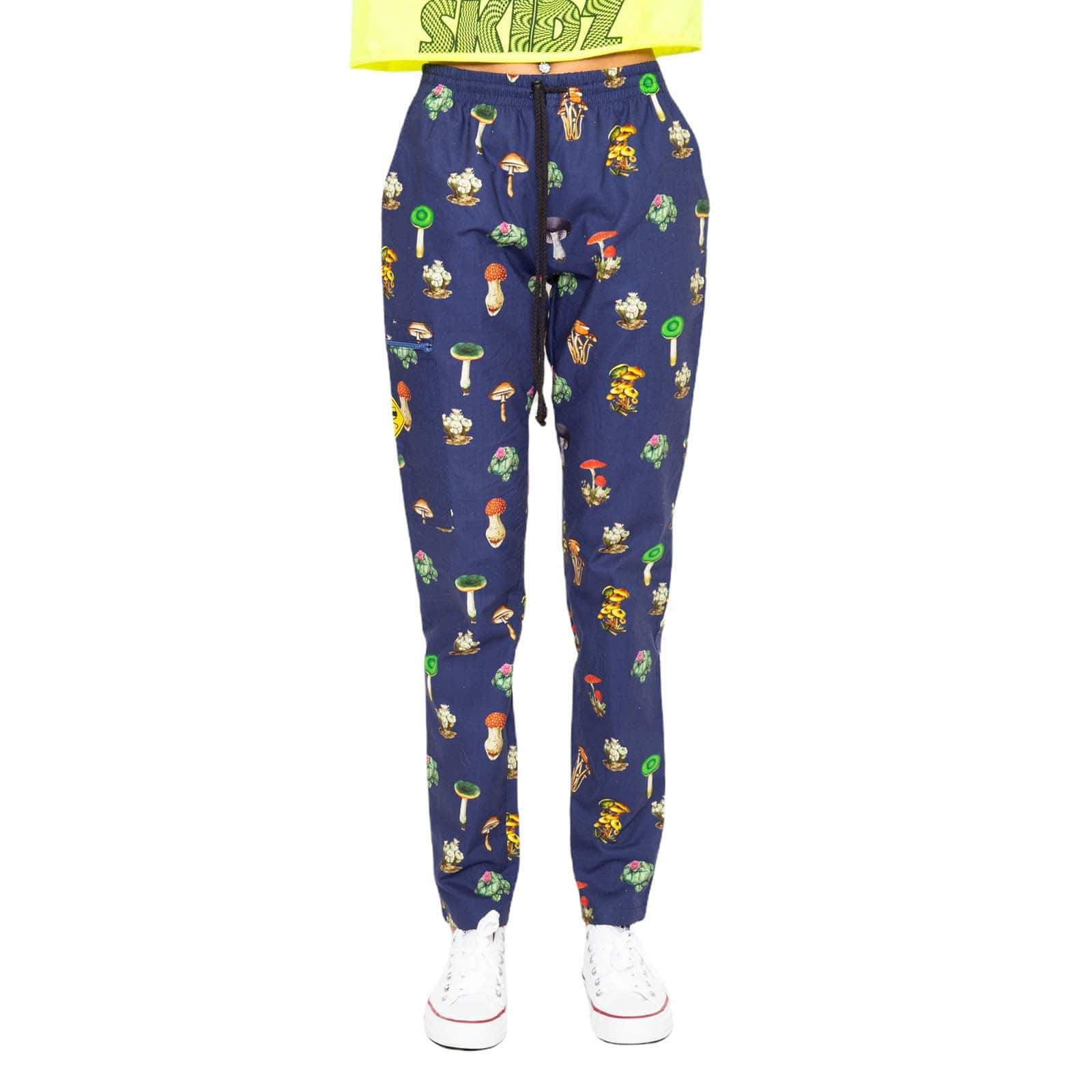 Skidz Pants Stash Pant - Mushrooms & Cacti Blue