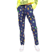 Skidz Pants Stash Pant - Mushrooms & Cacti Blue