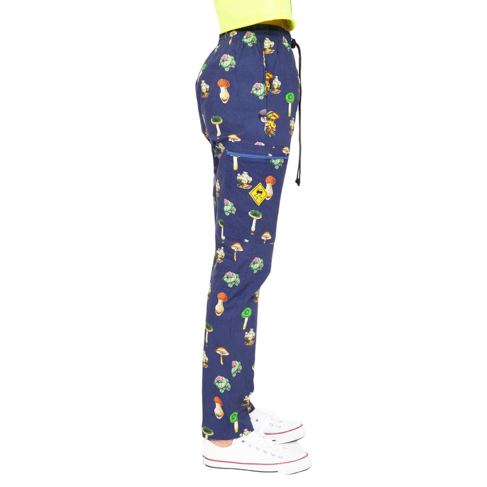 Skidz Pants Stash Pant - Mushrooms & Cacti Blue