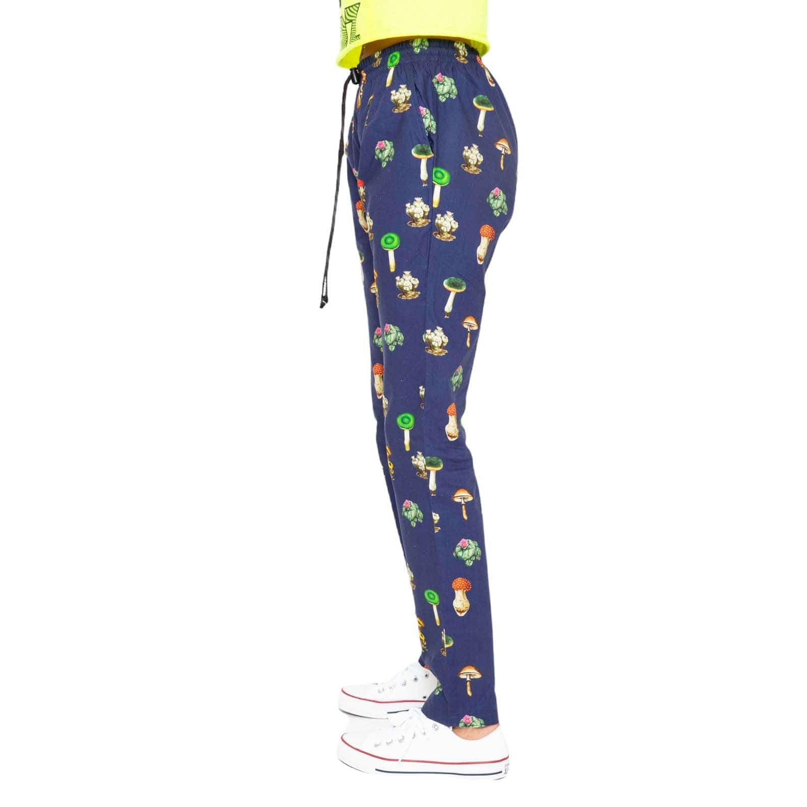 Skidz Pants Stash Pant - Mushrooms & Cacti Blue