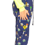 Skidz Pants Stash Pant - Mushrooms & Cacti Blue