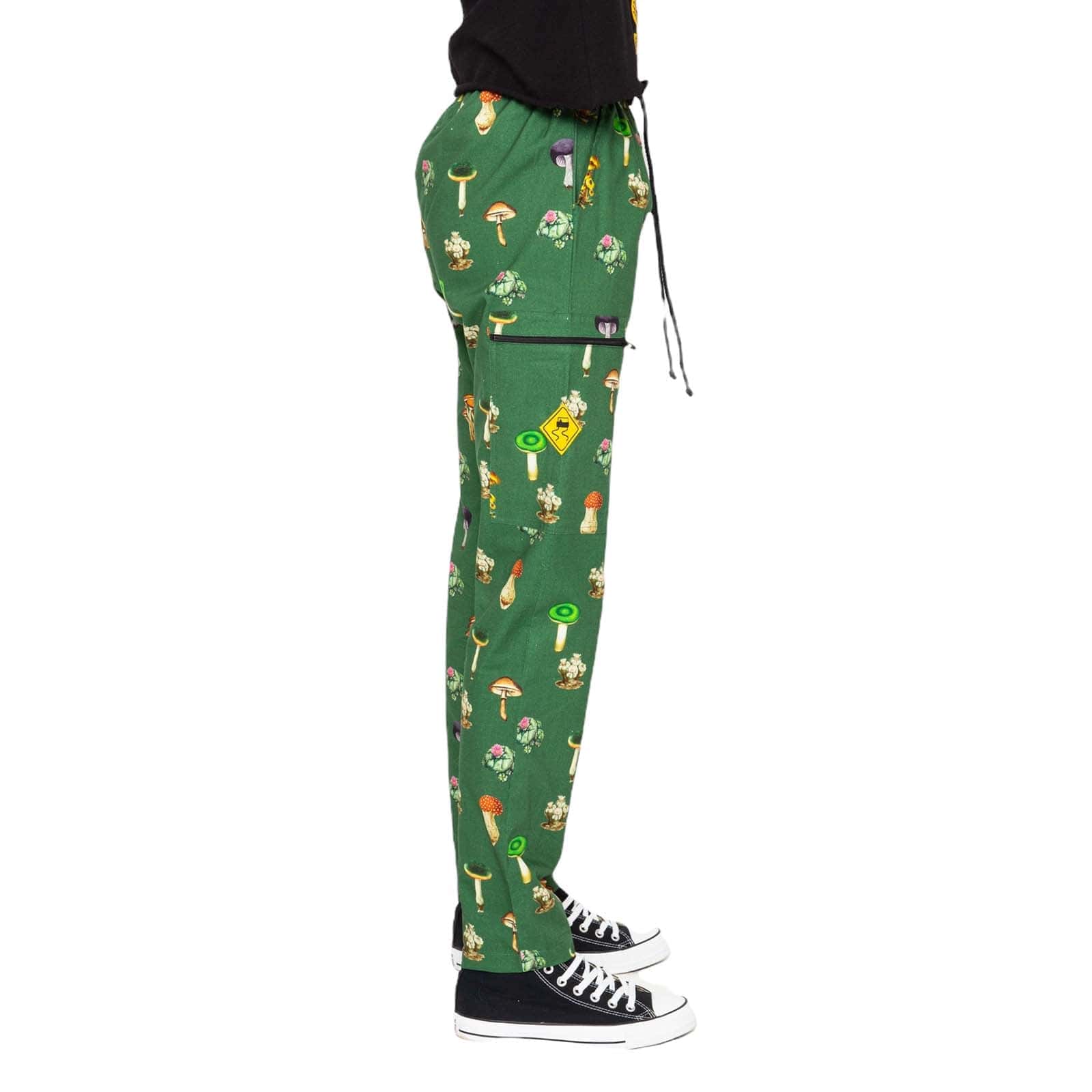 SKIDZ Pants Stash Pant - Mushrooms & Cacti Green