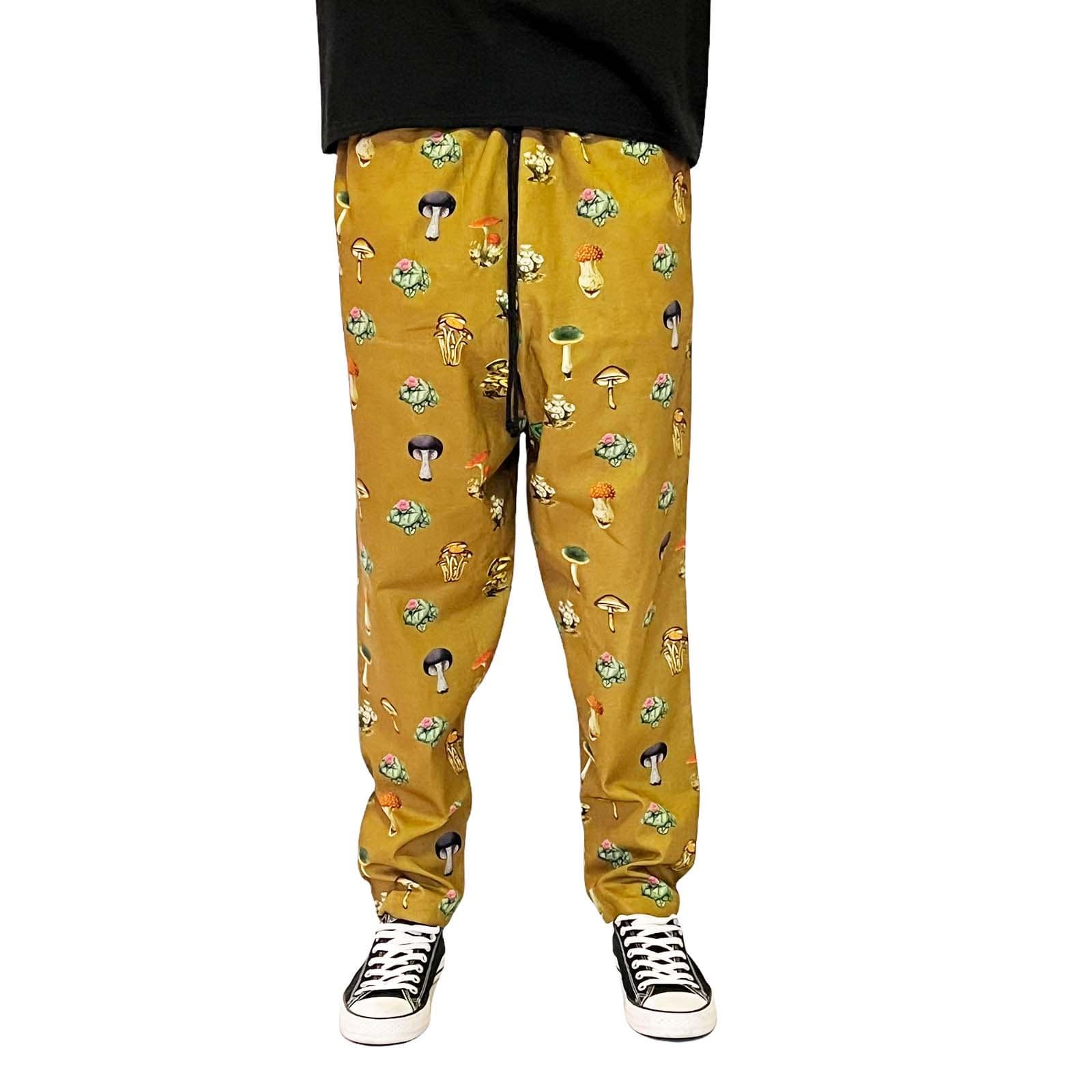 SKIDZ NYC Pants Mushrooms & Cacti - Brown