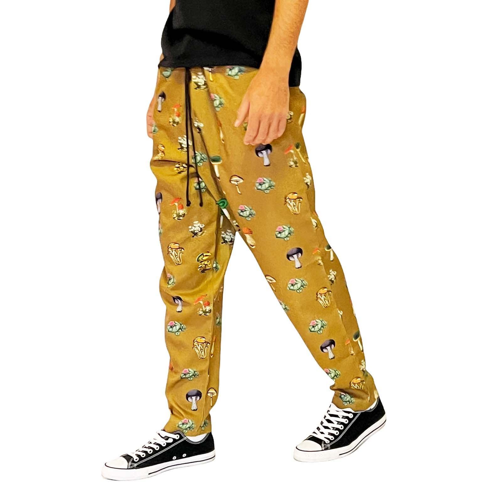 SKIDZ NYC Pants Mushrooms & Cacti - Brown