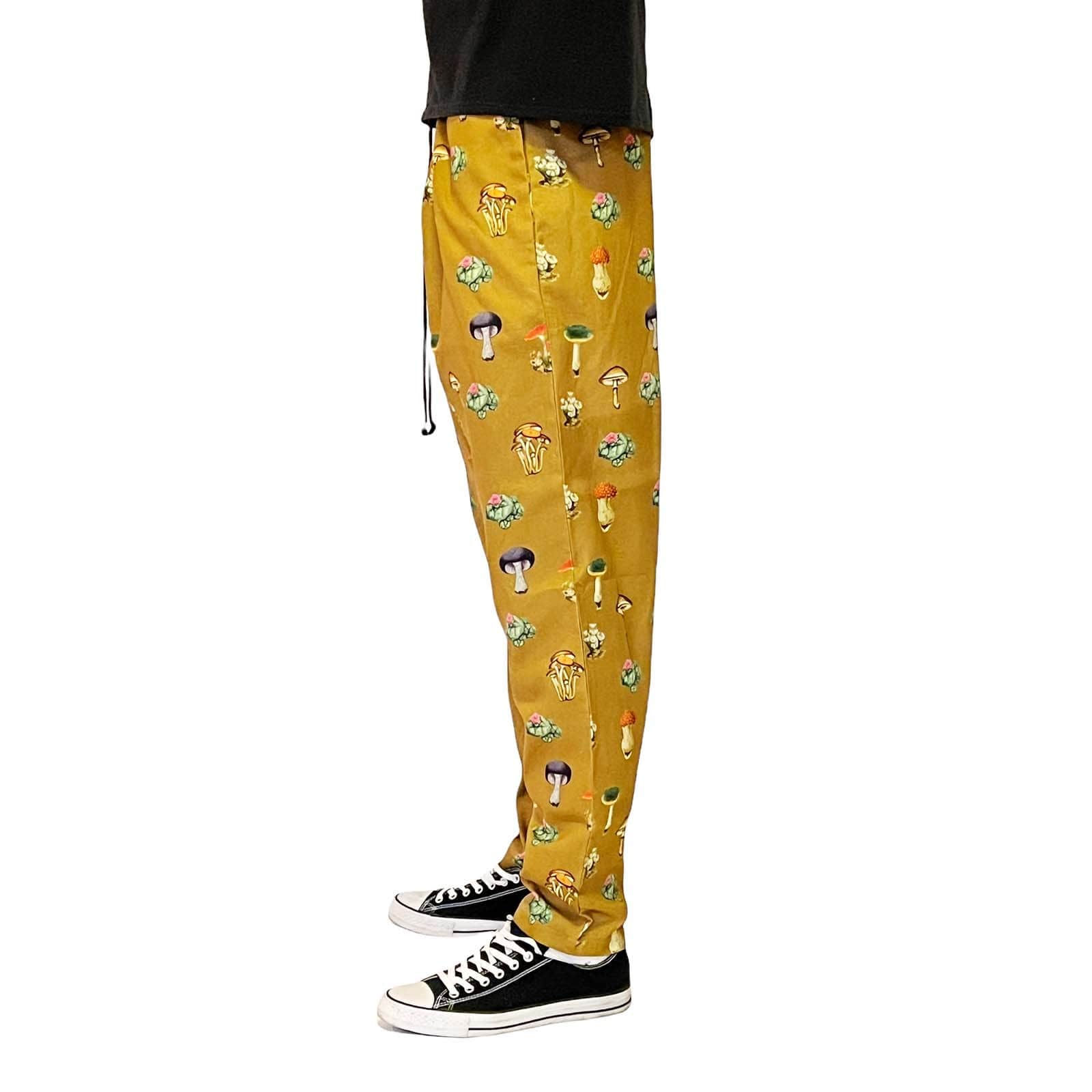 SKIDZ NYC Pants Mushrooms & Cacti - Brown