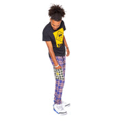 Skidz Pants Stash Pant - Baymen Purple Flannel